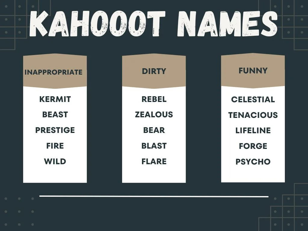 120+ Funny, Inappropriate & Dirty Kahoot Names